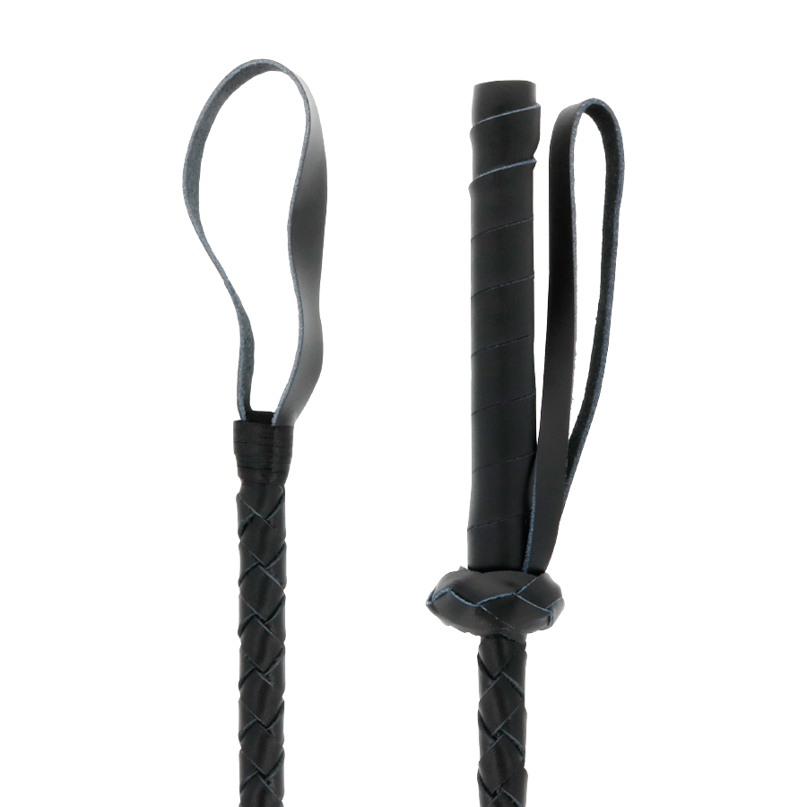DARKNESS - KOŽENÝ FETIŠ BDSM BIČ 60CM