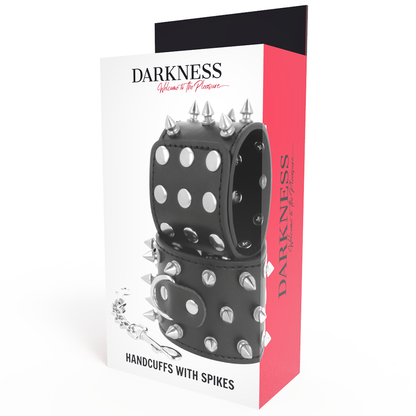 DARKNESS - LEBKY A KOSTI ČERNÁ POUTA S HROTY