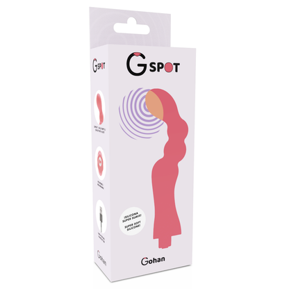 G-SPOT - VIBRAČNÍ KOLÁČ GOHAH SVĚTLE ČERVENÝ