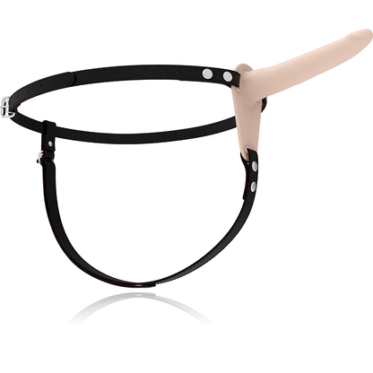FETIŠ SUBMISSIVNÍ POSTROJ - SILIKONOVÝ VIBRÁTOR FLESH 15 CM