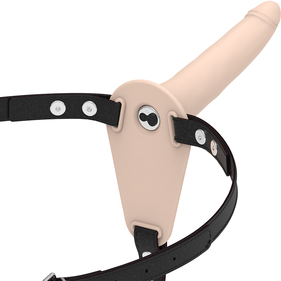 FETIŠ SUBMISSIVNÍ POSTROJ - SILIKONOVÝ VIBRÁTOR FLESH 15 CM