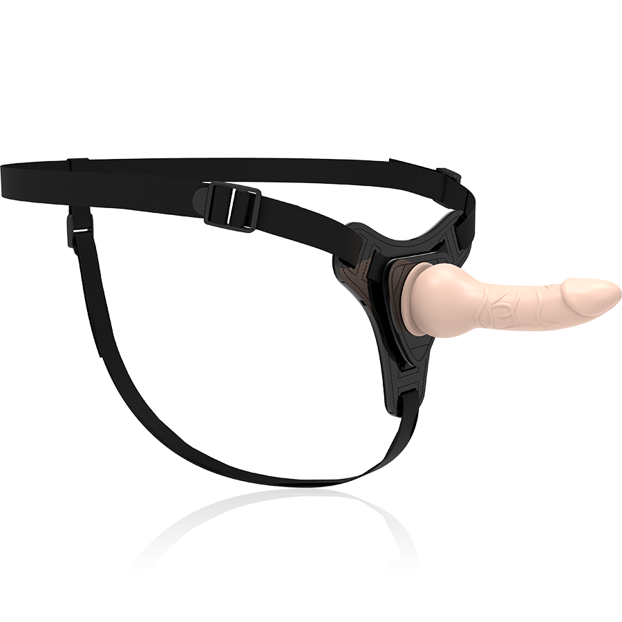 FETIŠ SUBMISSIVNÍ POSTROJ - REALISTICKÝ SILIKONOVÝ MATERIÁL 16 CM