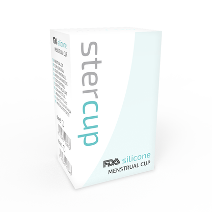 STERCUP - SILIKONOVÝ MENSTRUAČNÍ KAŠÍREK FDA RŮŽOVÝ - VELIKOST L