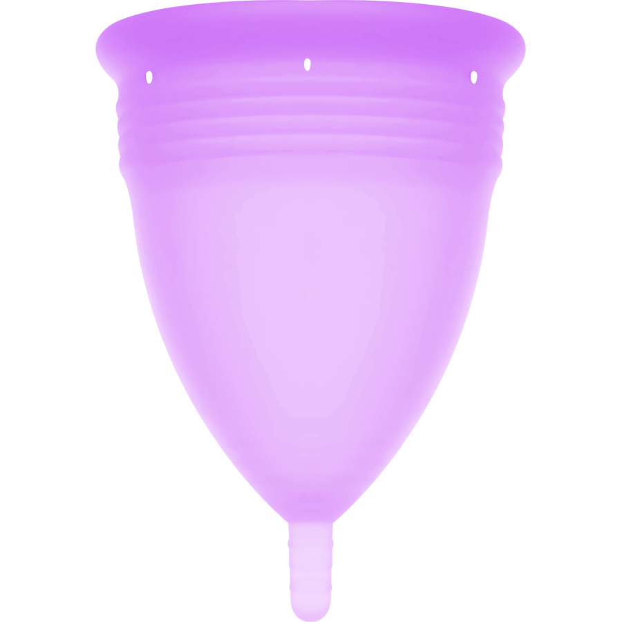 STERCUP - FDA SILIKONOVÝ MENSTRUAČNÍ KAŠÍREK FIALOVÝ - VELIKOST L
