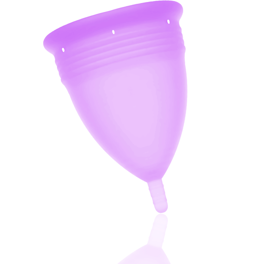 STERCUP - FDA SILIKONOVÝ MENSTRUAČNÍ KAŠÍREK FIALOVÝ - VELIKOST S