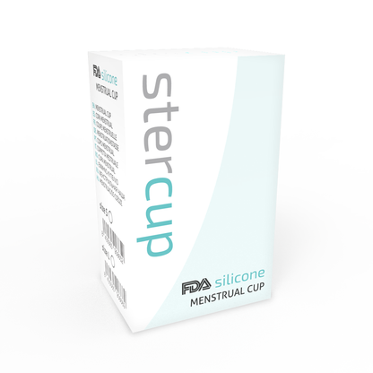 STERCUP - FDA SILIKONOVÝ MENSTRUAČNÍ KAŠÍREK FIALOVÝ - VELIKOST S