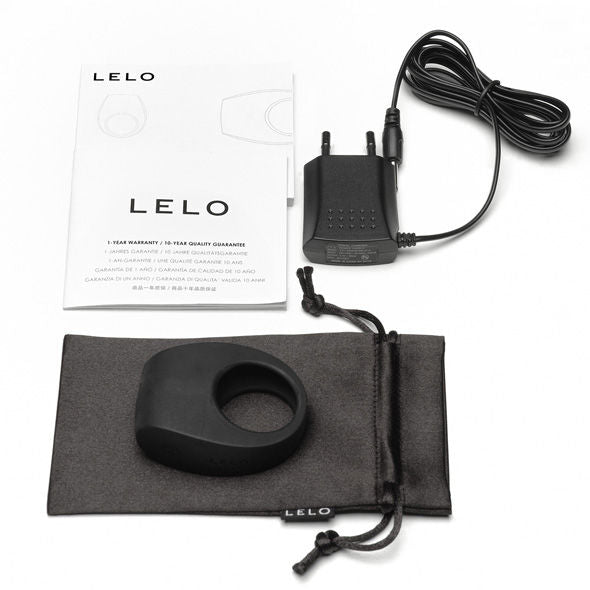 LELO - TOR II ČERNÝ VIBRAČNÍ KROUŽEK