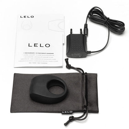 LELO - TOR II ČERNÝ VIBRAČNÍ KROUŽEK