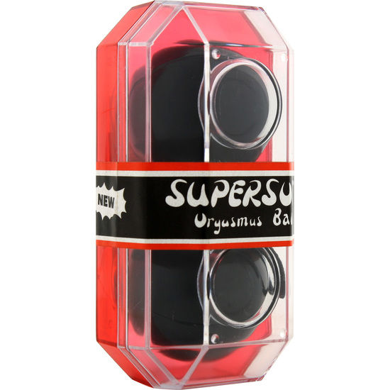 SEVEN CREATIONS - SUPERMĚKKÉ ORGASMICKÉ KOULE ČERNÉ