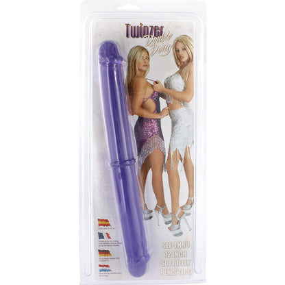 SEVEN CREATIONS - DVOJITÝ PENIS 30 CM FIALOVÝ
