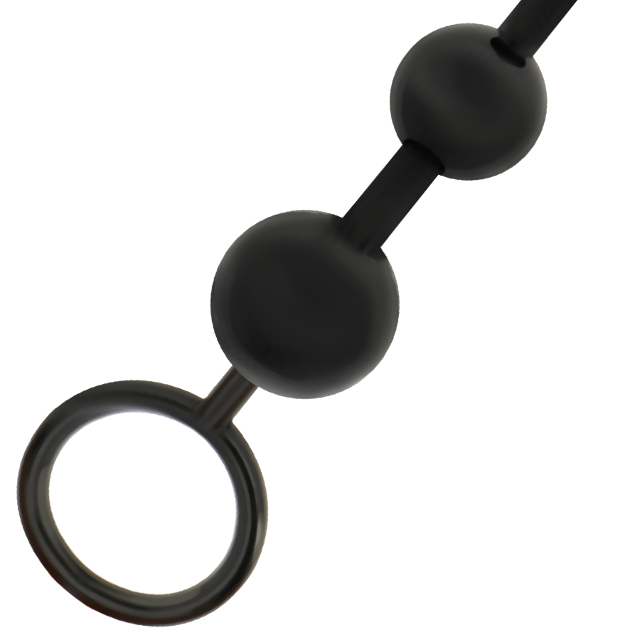 ADDICTED TOYS - ANÁLNÍ KORÁLKY 29 CM ČERNÉ