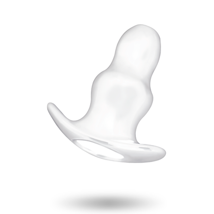 ADDICTED TOYS - STŘEDNÍ ANÁLNÍ DILATÁTOR 9,5 CM - PRŮHLEDNÝ