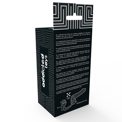 ADDICTED TOYS - ANÁLNÍ KOlík s černým penisovým kroužkem