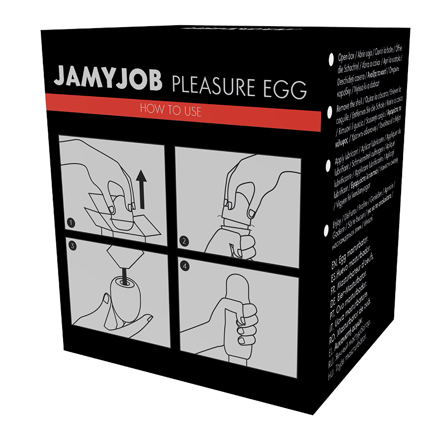 JAMYJOB - VEJČNÝ MASTURBÁTOR ČERNÁ VERZE DISKRÉTNÍ