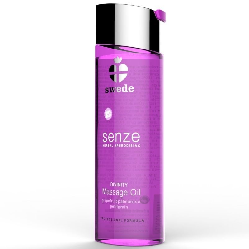 ŠVÉD - BYLINNÝ AFRODIZIAKUM MASÁŽNÍ OLEJ DIVINITY 150 ML