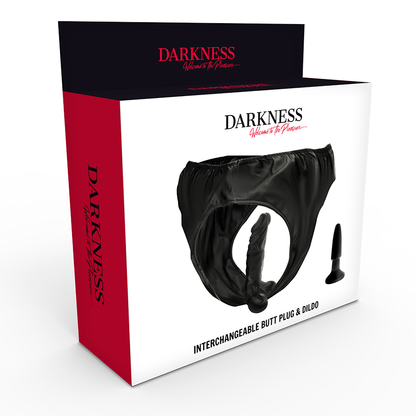 DARKNESS - KALHOTKY S KOLÍČKEM A VYMĚNITELNÝM DILDEM