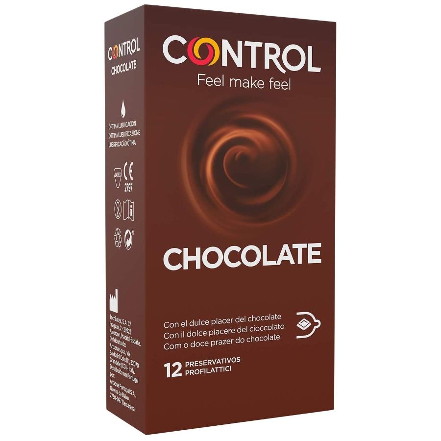 CONTROL - ADAPTA ČOKOLÁDOVÉ KONDOMY 12 KS
