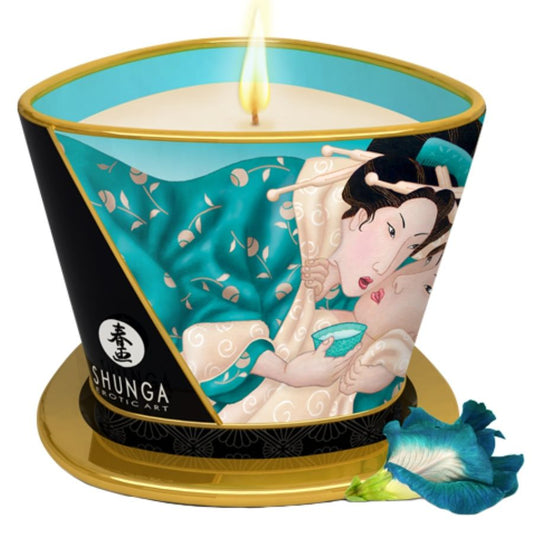 SHUNGA - MASÁŽNÍ SVÍČKA ISLAND BLOSSOMS 170 ML