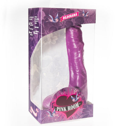 RŮŽOVÝ POKOJ - REALISTICKÉ DILDO NILO FIALOVÉ 23 CM