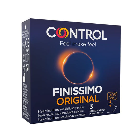 OVLÁDÁNÍ - FINISSIMO CONDOMS 3 JEDNOTKY