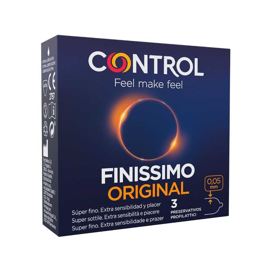 OVLÁDÁNÍ - FINISSIMO CONDOMS 3 JEDNOTKY