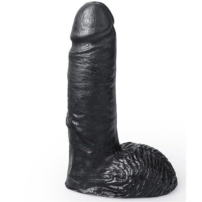 HUNG SYSTEM - REALISTICKÉ DILDO ČERNÉ BARVY CESAR 19 CM