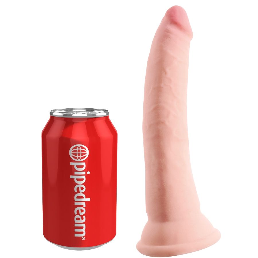 KING COCK - TROJITÉ DILDO S HUSTOTOU 18 CM