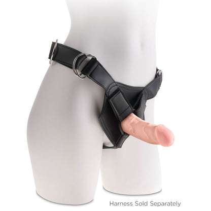 KING COCK - TROJITÉ DILDO S HUSTOTOU 18 CM