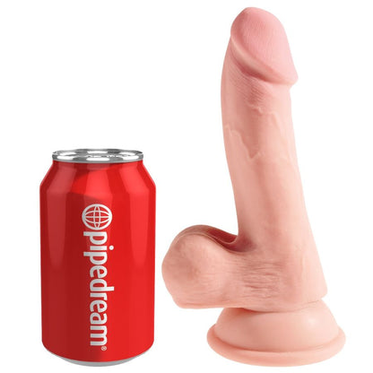 KING COCK - TROJITÉ DILDO S HUSTOTOU 14 CM