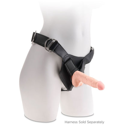 KING COCK - TROJITÉ DILDO S HUSTOTOU 14 CM