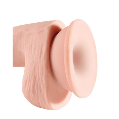 KING COCK - TROJITÉ DILDO S HUSTOTOU 19 CM