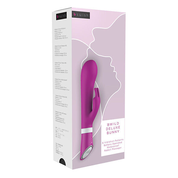 B SWISH - BWILD DELUXE BUNNY RABBIT VIBRÁTOR MALINA