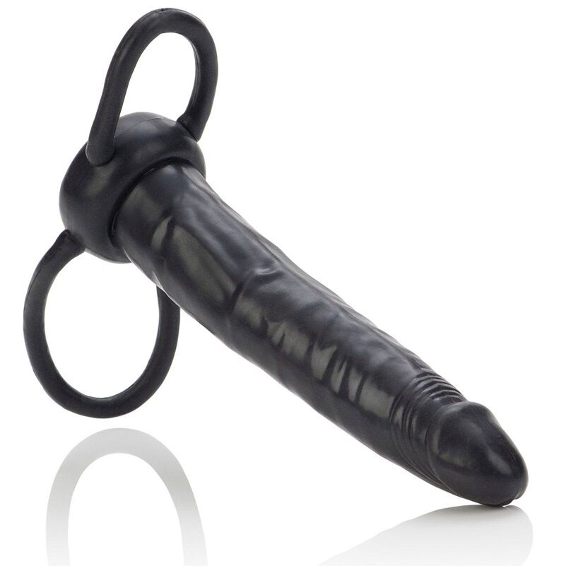 CALEXOTICS - AKCOMMODATOR DVOJITÝ PENETRATOR ČERNÝ