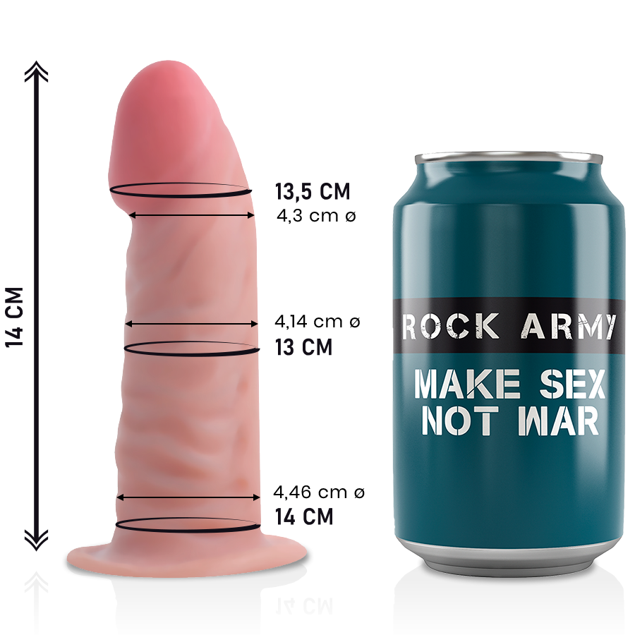 ROCKARMY - DVOJITÁ HUSTOTA TYGR 14 CM -O- 4,46 CM