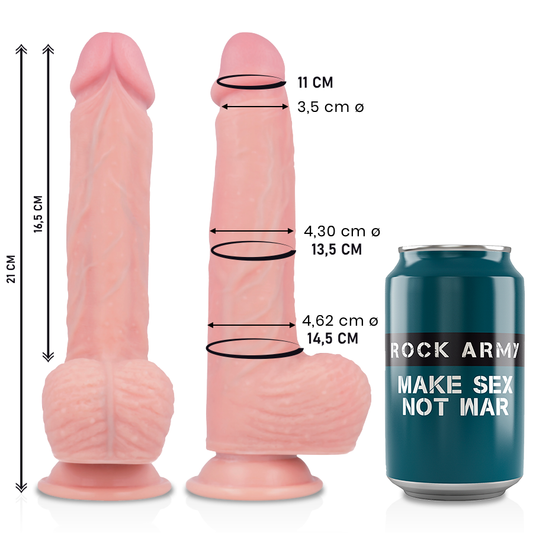 ROCKARMY - TEKUTÝ SILIKON PREMIUM SPITFIRE REALISTICKÝ 21 CM -O- 4,62 CM