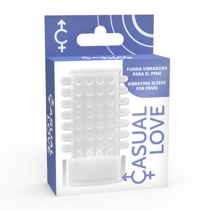 CASUAL LOVE - VIBRACE S RUKÁVEM, PRŮHLEDNÝ