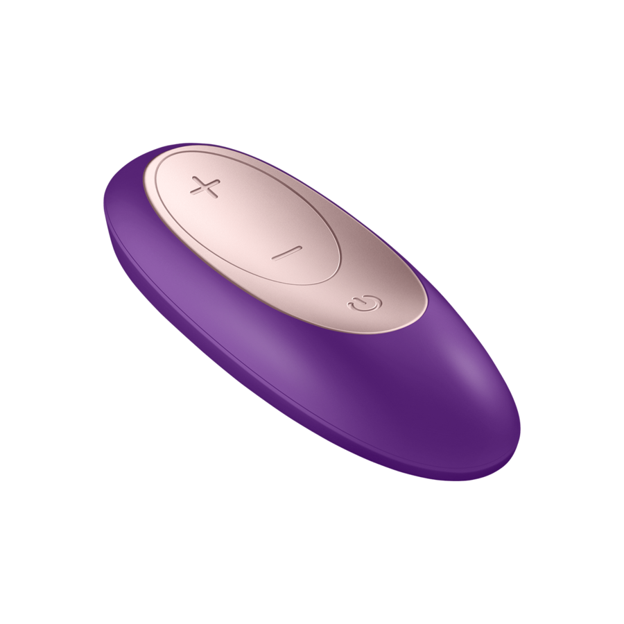 SATISFYER - MASÁŽNÍ PŘÍSTROJ PARTNER PLUS S DÁLKOVÝM OVLÁDÁNÍM PRO PÁRY, EDICE 2020