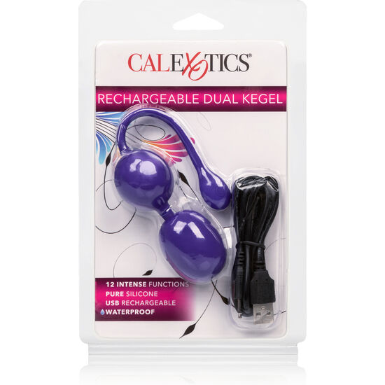 CALEXOTICS - DOBÍJECÍ DUÁLNÍ KEGELOVÝ CVIK PURPLE