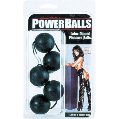CALEXOTICS - ANÁLNÍ KOULE POWER BALLS ČERNÉ