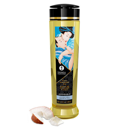 SHUNGA - ROZKOŠNÝ EROTICKÝ MASÁŽNÍ OLEJ 240 ML