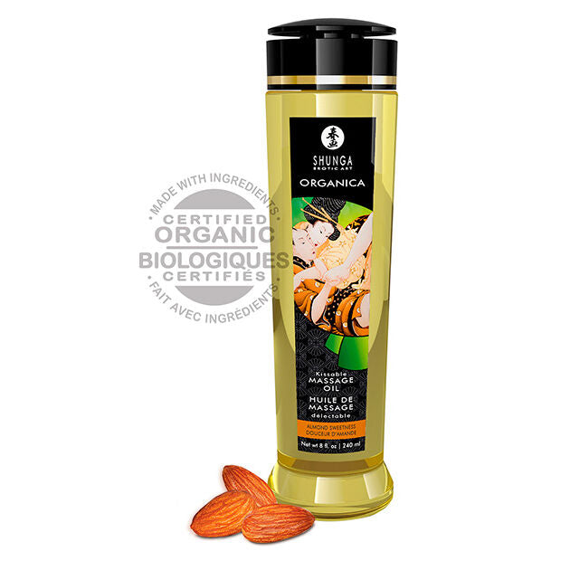 SHUNGA - BIO MANDLOVÝ MASÁŽNÍ OLEJ 240 ML