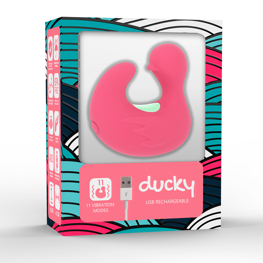 HAPPY LOKY - DUCKYMANIA DOBÍJECÍ SILIKONOVÝ STIMULÁTOR NA PRST