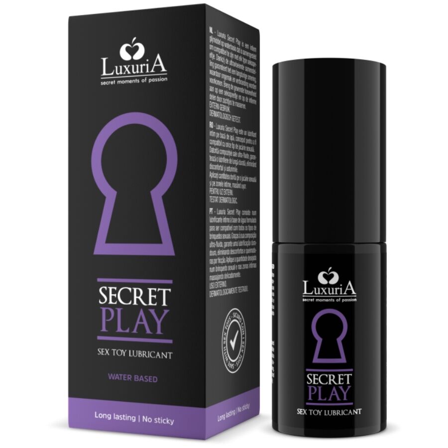 INTIMATELINE LUXURIA - LUBRIKANT NA SEXUÁLNÍ HRAČKY SECRET PLAY 30 ML
