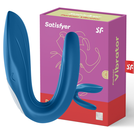 SATISFYER - VIBRÁTOR PRO PARTNERKY S HRAČKOU VELRYBOU, KTERÝ STIMULUJE OBĚ PARTNERY, EDICE 2020
