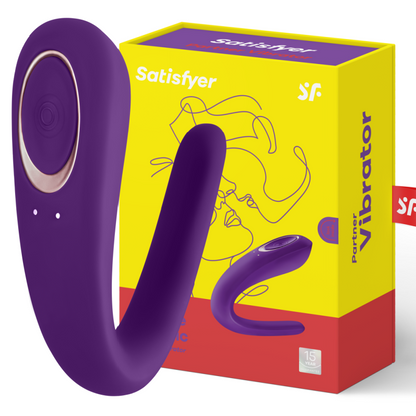 SATISFYER - VIBRÁTOR PRO PARTNERY, KTERÝ STIMULUJE OBĚ PARTNERY