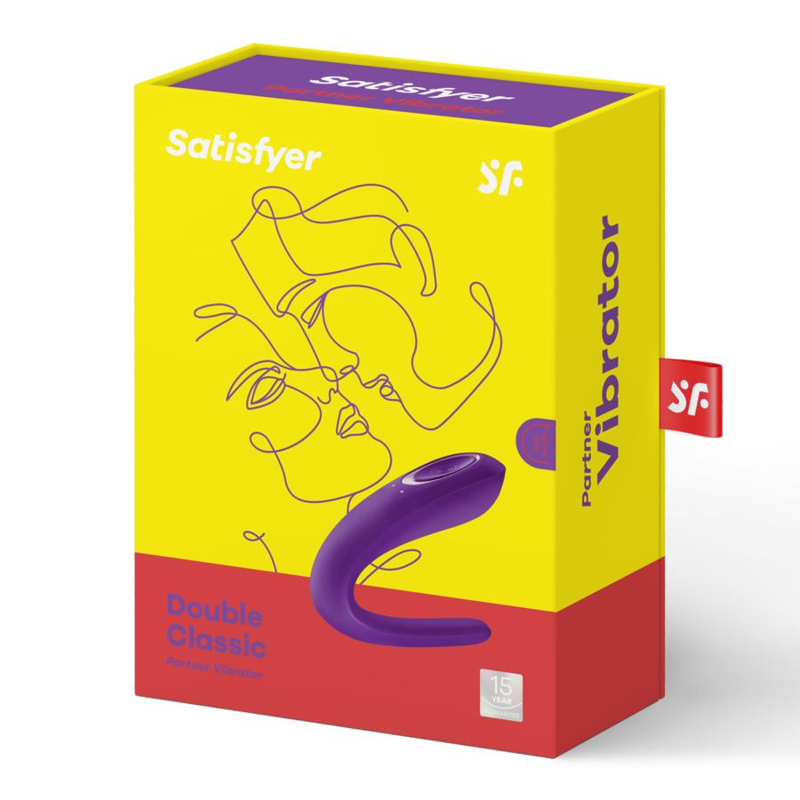 SATISFYER - VIBRÁTOR PRO PARTNERY, KTERÝ STIMULUJE OBĚ PARTNERY