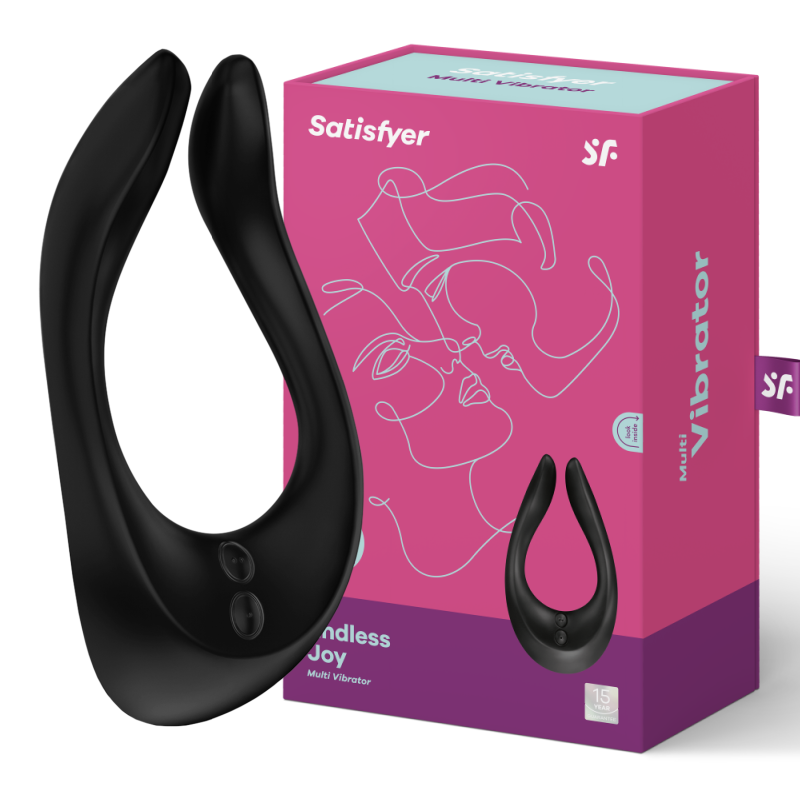 SATISFYER - PARTNER MULTIFUN 2 ČERNÁ