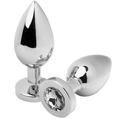 TVRDÝ KOV - ANÁLNÍ KOlík DIAMOND, PRŮHLEDNÝ, MALÝ 5,71 CM