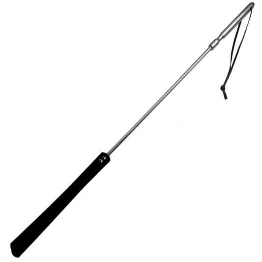 TVRDÝ KOV - ORIGINÁLNÍ KŮŽOVÝ A KOVOVÝ BIČ 70 CM