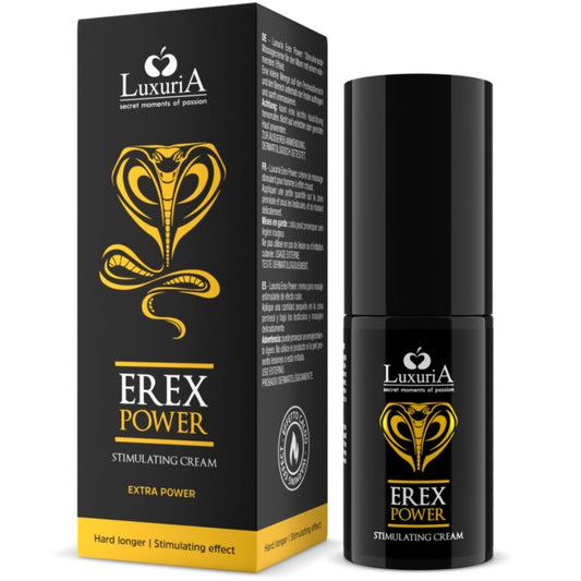 INTIMÁLNÍ LINKA LUXURIA - EREX POWER TVRDÝ KRÉM NA PRODLOUŽENÍ PENISU 30 ML